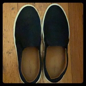 black slip on sneakers